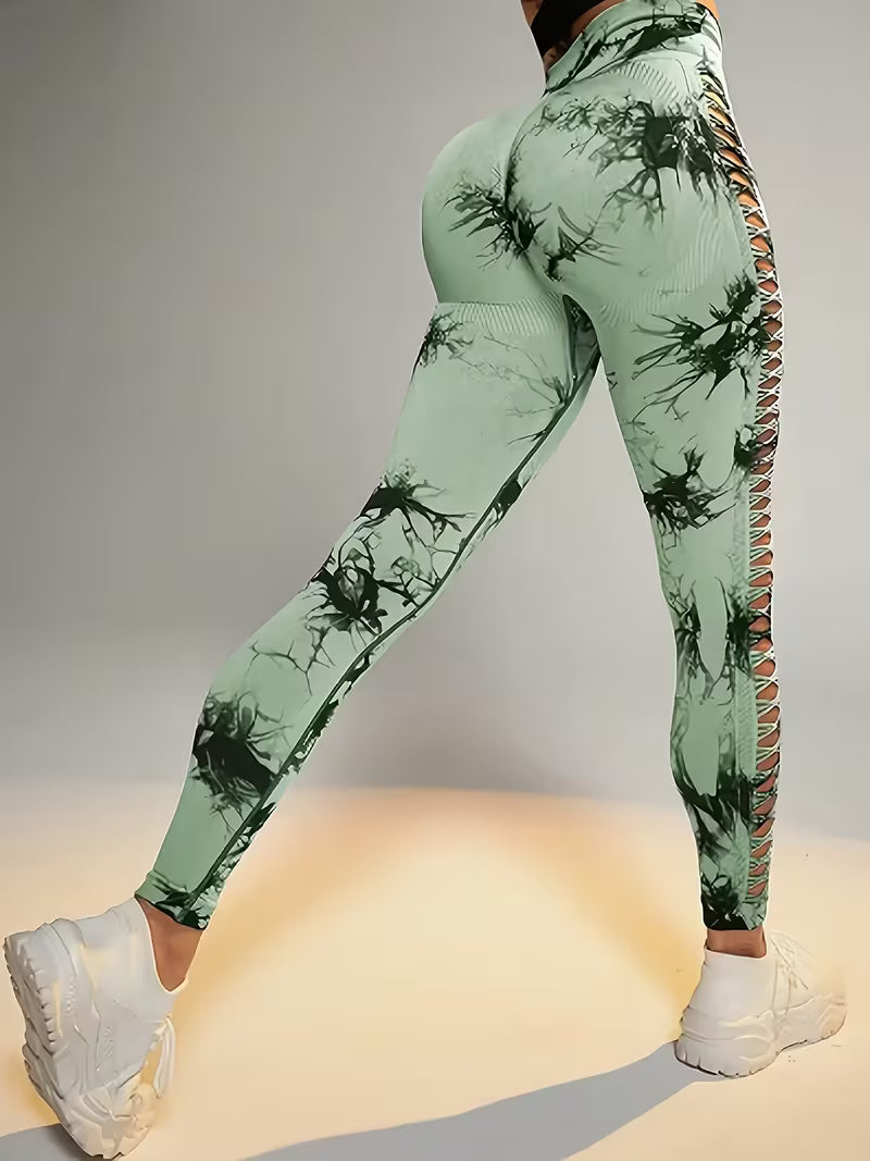 Women's high-waisted yoga shorts