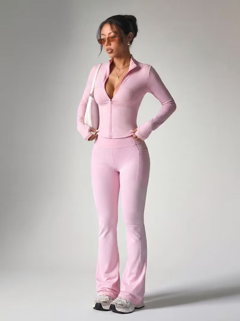 High-Stretch Slim-Fit Yoga Set